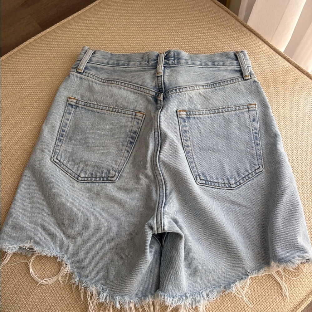 Agolde Light Wash  Denim Shorts - Picture 4 of 4